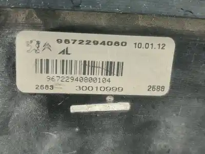 Автозапчастина б/у центральна задня протитутмана для citroen ds5 (kf_) 1.6 hdi 110 gasóleo 2012 5p посилання на oem iam 9672294080  