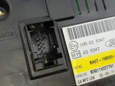 Second-hand car spare part multifunction display for ford fiesta vi (cb1, ccn) 1.25 oem iam references ba6t18b955ab  