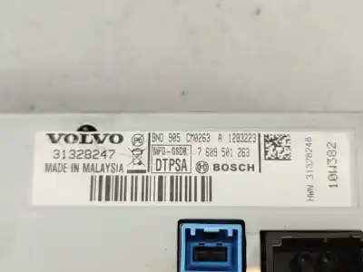 Second-hand car spare part multifunction display for volvo v60 i (155) d3 / d4 oem iam references 31328247  