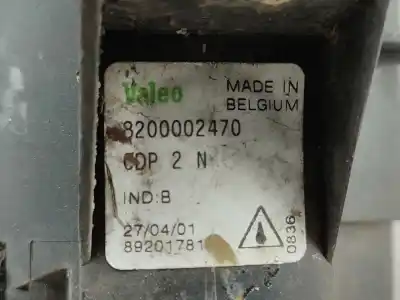 Автозапчасти б/у левая противотуманная фара за renault laguna ii (bg0/1_) 1.8 16v (bg0b. bg0m) ссылки oem iam 8200002470  
