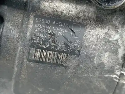 Автозапчасти б/у компрессор кондиционера воздуха за renault talisman grandtour (kp_) 1.6 dci 130 ссылки oem iam 926004eb0a  