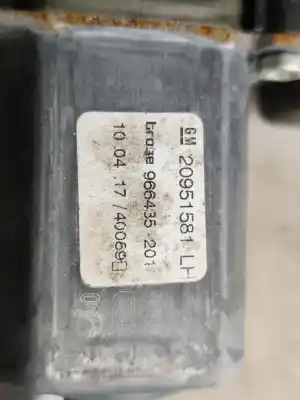 Автозапчастина б/у регулятор вікна передній лівий для opel adam (m13) 1.4 посилання на oem iam 20951581  