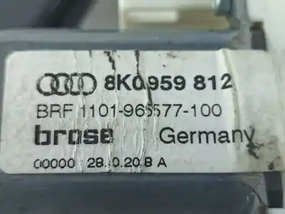 Second-hand car spare part rear right window regulator for audi a4 b8 avant (8k5) 2.0 tdi oem iam references 8k0839462a  