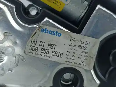 Pezzo di ricambio per auto di seconda mano motore elettrico da tetto per volkswagen phaeton (3d1, 3d2, 3d3, 3d4, 3d6, 3d7, 3d8, 3d9) 5.0 v10 tdi 4motion riferimenti oem iam 3d0959591c  