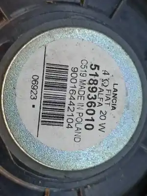 Second-hand car spare part SPEAKER for FIAT 500X (334_) 1.0 (334AX) OEM IAM references   