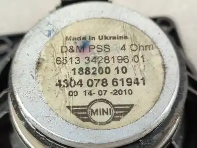 Second-hand car spare part speaker for mini mini (r56) one oem iam references 6513342819601  