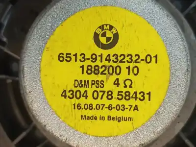 Second-hand car spare part speaker for bmw 1 (e81) gasóleo 2010 3p oem iam references 65139143232  