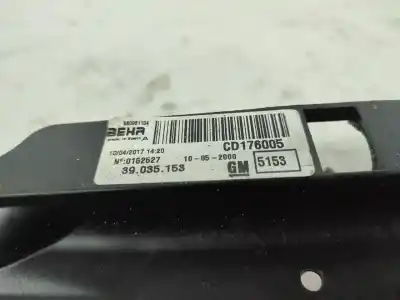 Автозапчасти б/у нагревательный вентилятор за opel adam (m13) 1.4 ссылки oem iam cd176005  