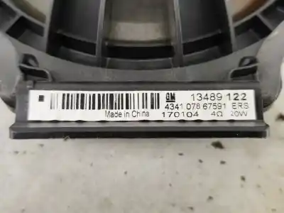 Peça sobressalente para automóvel em segunda mão colunas de som por opel adam (m13) 1.4 referências oem iam   
