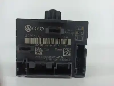 Peça sobressalente para automóvel em segunda mão unidade de controlo da porta dianteira esquerda por audi a6 c6 avant (4f5) 3.0 tdi quattro referências oem iam 4f0959792t