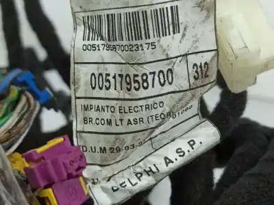 Pezzo di ricambio per auto di seconda mano pezzi vari per fiat 500 (312_) 1.2 (312axa1a) riferimenti oem iam   