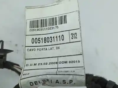 Pezzo di ricambio per auto di seconda mano pezzi vari per fiat 500 (312_) 1.2 (312axa1a) riferimenti oem iam   