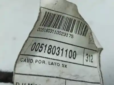 Pezzo di ricambio per auto di seconda mano pezzi vari per fiat 500 (312_) 1.2 (312axa1a) riferimenti oem iam   