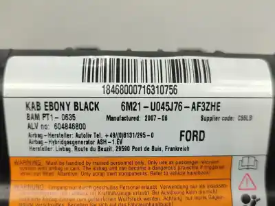 Автозапчастина б/у різні деталі для ford s-max (wa6) 2.0 tdci посилання на oem iam 6m21u045j76af3zhe  