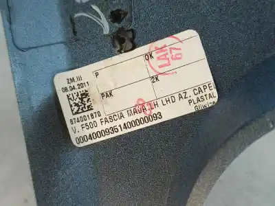 Pezzo di ricambio per auto di seconda mano pezzi vari per fiat 500 (312_) 1.2 (312axa1a) riferimenti oem iam   