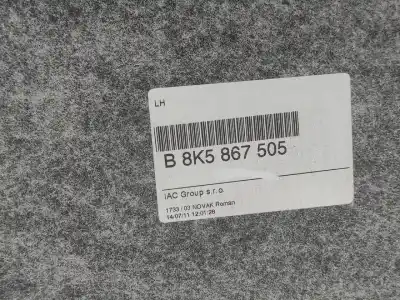 Автозапчасти б/у внутренняя крыша за audi a4 b8 (8k2) 2.0 tdi ссылки oem iam   