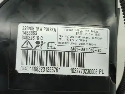 Peça sobressalente para automóvel em segunda mão airbag dianteiro direito por ford fiesta vi (cb1, ccn) 1.25 referências oem iam 8a61a611d10bd  