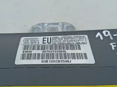 Second-hand car spare part front left side airbag for bmw 3 (e46) 320 d oem iam references 30703722904l  