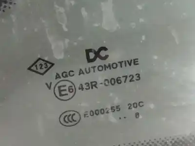 Автозапчасти б/у стекло задней правой двери за renault twingo iii (bcm_) 1.0 sce 70 ссылки oem iam 43r006723  