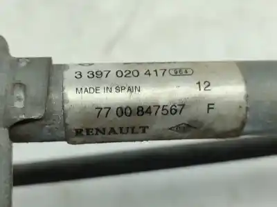 Автозапчастина б/у двигатель передніх склоочисників для renault clio ii fase i (b/cb0) (1998->) 1.9 d (b/cb0e) посилання на oem iam 7700847567f  