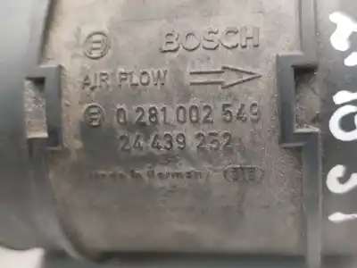 Peça sobressalente para automóvel em segunda mão medidor de massa de ar por opel corsa c 1.3 16v cdti cat (z 13 dt / ln9) referências oem iam 0281002549  