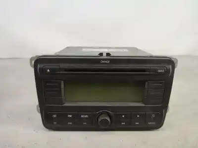 Second-hand car spare part audio system / radio cd for skoda fabia i hatchback (6y2) 1.2 gasolina 2004 5p oem iam references 5j0035161