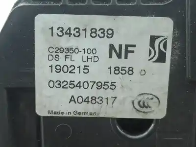 Автозапчасти б/у замок левой передней двери за opel corsa e (x15) 1.4 turbo (08, 68) ссылки oem iam 13431839  