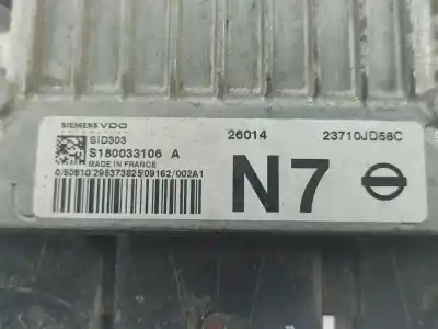 Piesă de schimb auto la mâna a doua unitate de control motor ecu pentru nissan qashqai / qashqai +2 i (j10, nj10, jj10e) 1.5 dci referințe oem iam 23710jd58c   Piesă de schimb auto la mâna a doua unitate de control motor ecu pentru nissan qashqai / qashqai +2 i (j10, nj10, jj10e) 1.5 dci referințe oem iam 23710jd58c