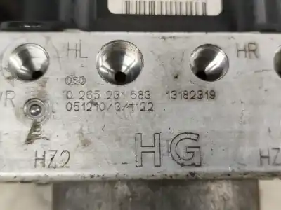 İkinci el araba yedek parçası abs için opel corsa c 1.3 16v cdti cat (z 13 dt / ln9) oem iam referansları 0265231583  