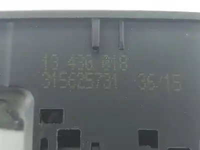 Автозапчастина б/у передній правий віконний вимикач для opel corsa e (x15) 1.4 turbo (08, 68) посилання на oem iam 13430018  