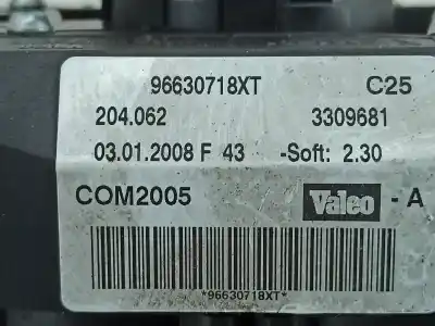 Автозапчасти б/у управление светом за peugeot 207 (wa_, wc_) 1.6 hdi ссылки oem iam 96630718xt  