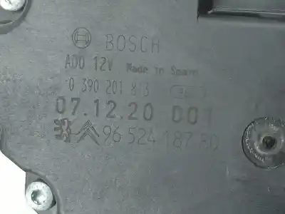 Автозапчастина б/у двигатель заднього склоочисника для peugeot 207 (wa_, wc_) 1.6 hdi посилання на oem iam 0390201813  