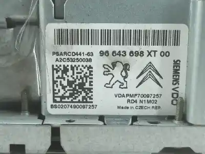 Автозапчасти б/у аудиосистема / радио cd за peugeot 207 (wa_, wc_) 1.6 hdi ссылки oem iam 96643698xt  