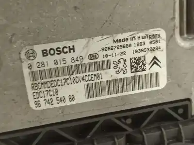 Second-hand car spare part ecu engine control for peugeot 207/207+ (wa_, wc_) 1.4 hdi oem iam references 9666729680  