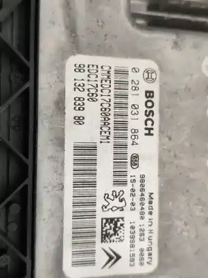 Автозапчастина б/у ебу контролер двигуна для peugeot 308 sw ii (lc_, lj_, lr_, lx_, l4_) 1.6 hdi / bluehdi 115 (lcbhxm lcbhxt) посилання на oem iam 0281031864  