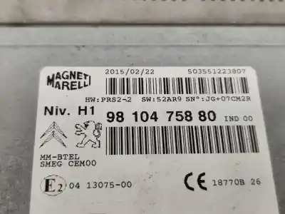 Автозапчастина б/у аудіо система / радіо cd для peugeot 308 sw ii (lc_, lj_, lr_, lx_, l4_) 1.6 hdi / bluehdi 115 (lcbhxm lcbhxt) посилання на oem iam 9810475880  