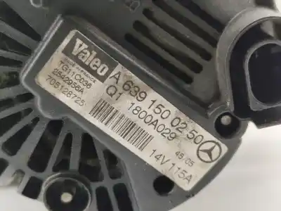 Автозапчастина б/у генератор для mitsubishi colt vi (z3_a, z2_a) 1.5 di-d (z39a) посилання на oem iam a6391500250  