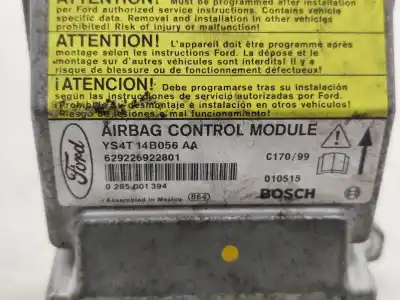 Автозапчастина б/у блок управління подушками безпеки для ford focus i (daw, dbw) 124 l/470 gasóleo 2001 5p посилання на oem iam ys4t14b056aa  
