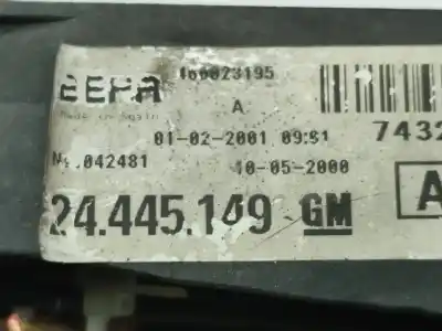 Second-hand car spare part heating fan for opel corsa c (x01) 1.2 (f08, f68) oem iam references 24445190  