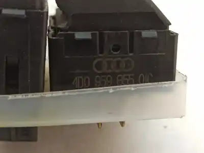 Peça sobressalente para automóvel em segunda mão botão / interruptor elevador vidro dianteiro esquerdo por audi a4 b5 avant (8d5) 1.6 referências oem iam 4d095985501c  