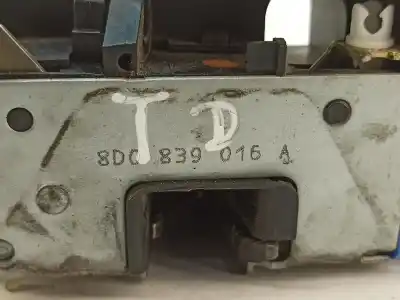 Автозапчастина б/у замок заднього правого дверя для audi a4 b5 avant (8d5) 1.6 посилання на oem iam 8d0839016a  