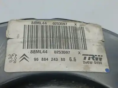 Pezzo di ricambio per auto di seconda mano servo freio per peugeot 207/207+ (wa_, wc_) 1.4 hdi riferimenti oem iam 9688424380  