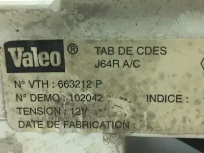 İkinci el araba yedek parçası iklim kontrolü için renault megane scenic (ja0/1_) 1.4 i (ja0e) oem iam referansları 663212p  