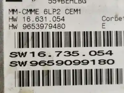 Автозапчасти б/у блок управления двигателем за citroen c4 i (lc_) 1.4 16v ссылки oem iam 9659099180  