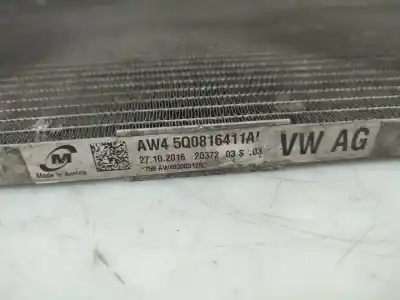 Автозапчастина б/у радіатор опалення / кондиціонації для skoda superb iii hatchback (3v3) 2.0 tdi gasóleo 2017 4p посилання на oem iam 5q0816411al  