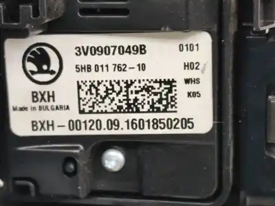 Gebrauchtes Autoersatzteil klimakontrolle zum skoda superb iii hatchback (3v3) 2.0 tdi gasóleo 2017 4p oem-iam-referenzen 3v0907049b  