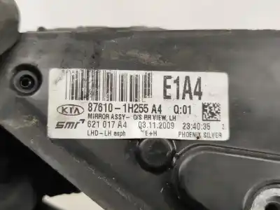 Peça sobressalente para automóvel em segunda mão espelho retrovisor esquerdo por kia ceed sw (ed) 1.4 referências oem iam 876101h255  