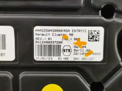 Peça sobressalente para automóvel em segunda mão quadrante por dacia duster (hm_) 1.5 dci 115 (hmad) referências oem iam rni248093720r  