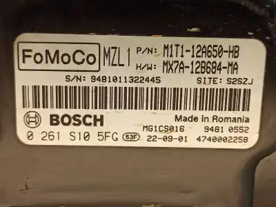 Piesă de schimb auto la mâna a doua unitate de control motor ecu pentru ford puma (j2k, cf7) 1.0 ecoboost mhev híbrido (gasolina) 2021 5p referințe oem iam m1t112a650hb  