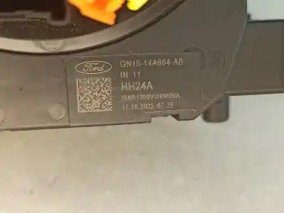 Peça sobressalente para automóvel em segunda mão fita do airbag por ford puma (j2k, cf7) 1.0 ecoboost mhev híbrido (gasolina) 2021 5p referências oem iam gn1514a664ab  